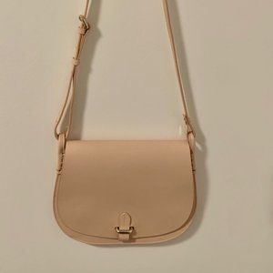Celine Lefebure Emma Saddle Bag (Light pink/gold)
